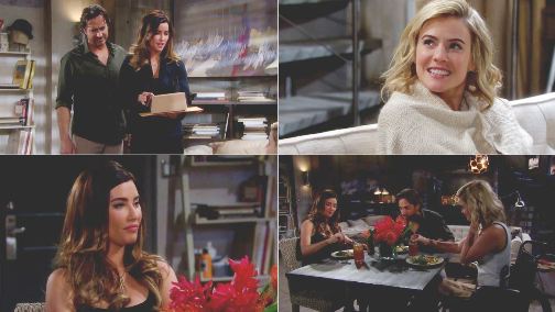 Anticipazioni Beautiful: Steffy a cena con Ridge e Caroline